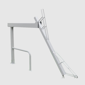 Galvanized Double Decker Bike Rack for Garage for Saving Space