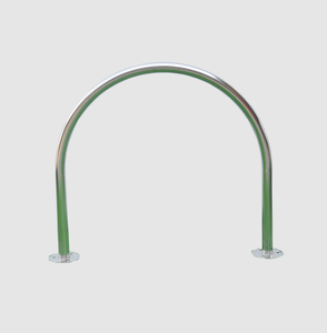 Single Hoop Arch Inverted U Shape Bike Rack for Outdoor Use