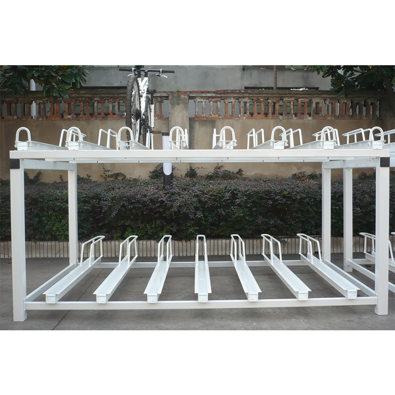Double Stacking Decker Two Tier Cycle Rack Stand Exporter