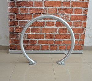 Ground Convenient Stand Up Galvanized Bike U Rack for High Grade Residence