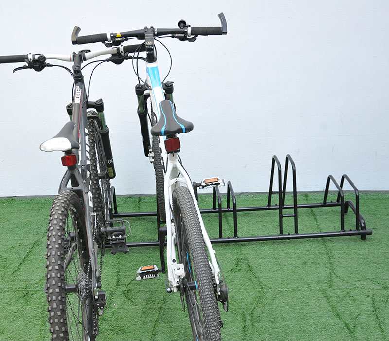 Floor High Low Powder Coating Parking 5 Bikes Racks for Bikes