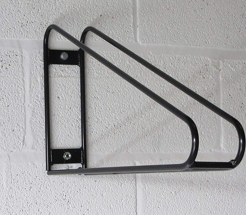 Steel Vertical Storage Display Stand Wall Mount Triangle Bike Rack Hook