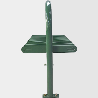 Black Powder Coating Double Side Scooter Stand Rack for Schools