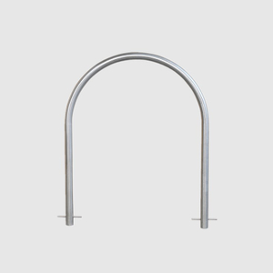 China Manufacturer Customized Polish Outdoor Single Floor Stand Bike Hoop