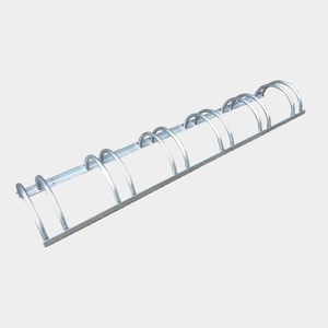 Wholesale Outdoor Silver Double-sided Bicycle Stand for Apartments
